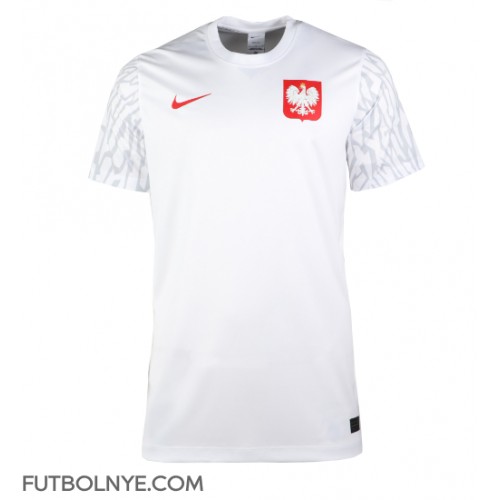 Camiseta Polonia Primera Equipación para mujer Mundial 2022 manga corta